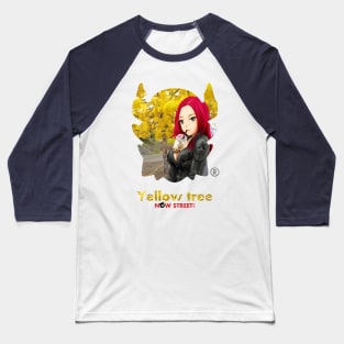 Yellow tree Aimon Head Baseball T-Shirt